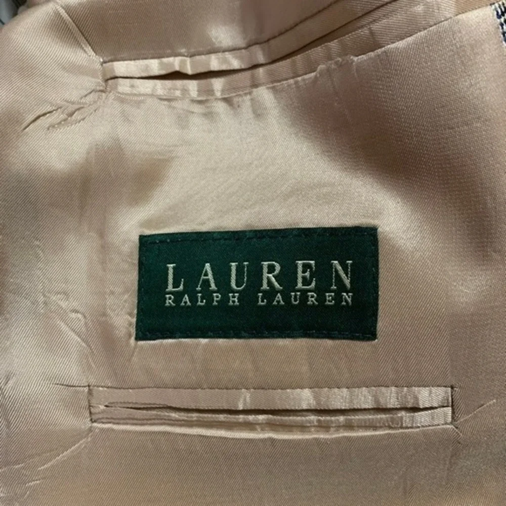 Lauren Ralph Lauren Men's Plaid Blazer Silk Wool‎ Sport Coat Academia Preppy 48R